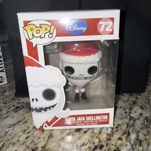 Funko Pop Nightmare Before Christmas SANTA JACK SKELLINGTON #72